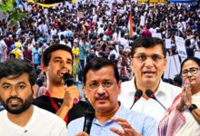 दिल्ली में CJP प्रदर्शन, पुलिस बैरिकेडिंग और नेताओं से जुड़ा सांकेतिक दृश्य